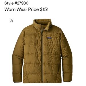 Patagonia Men's Olive Puffer Jacket